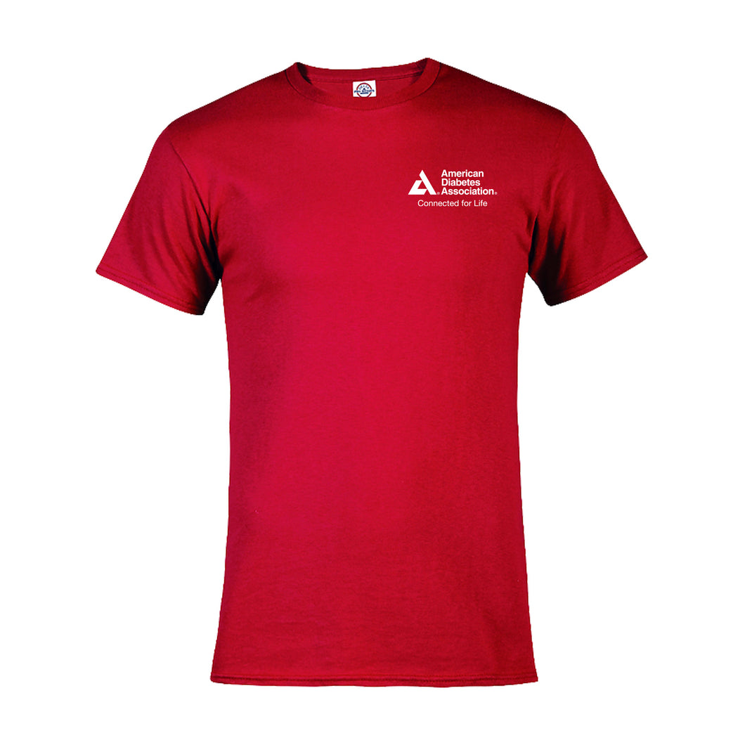 American Diabetes Association Classic Crewneck T-Shirt - Red