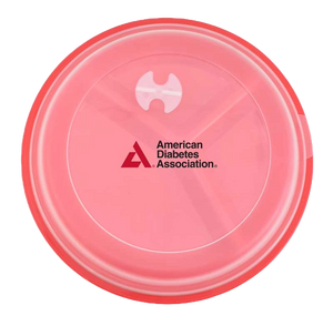 American Diabetes Association Red Portion Control Plate with Lid