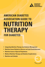 Load image into Gallery viewer, American Diabetes Association Guide to Nutrition Therapy for Diabetes, 3rd Edition
