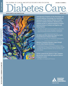 Diabetes Care, Volume 45, Issue 1, January 2022