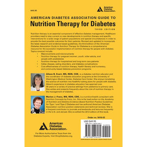 American Diabetes Association Guide to Nutrition Therapy for Diabetes, 3rd Edition