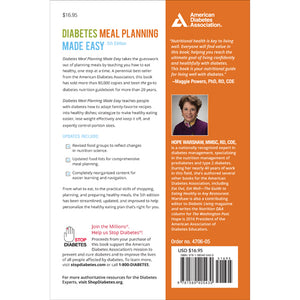 Diabetes Meal Planning Made Easy, 5th Edition