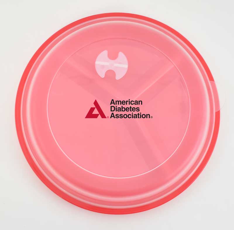 American Diabetes Association Green Portion Control Plate with Lid –