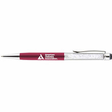 Load image into Gallery viewer, American Diabetes Association Shimmer Stylus Ballpoint Pen, Red
