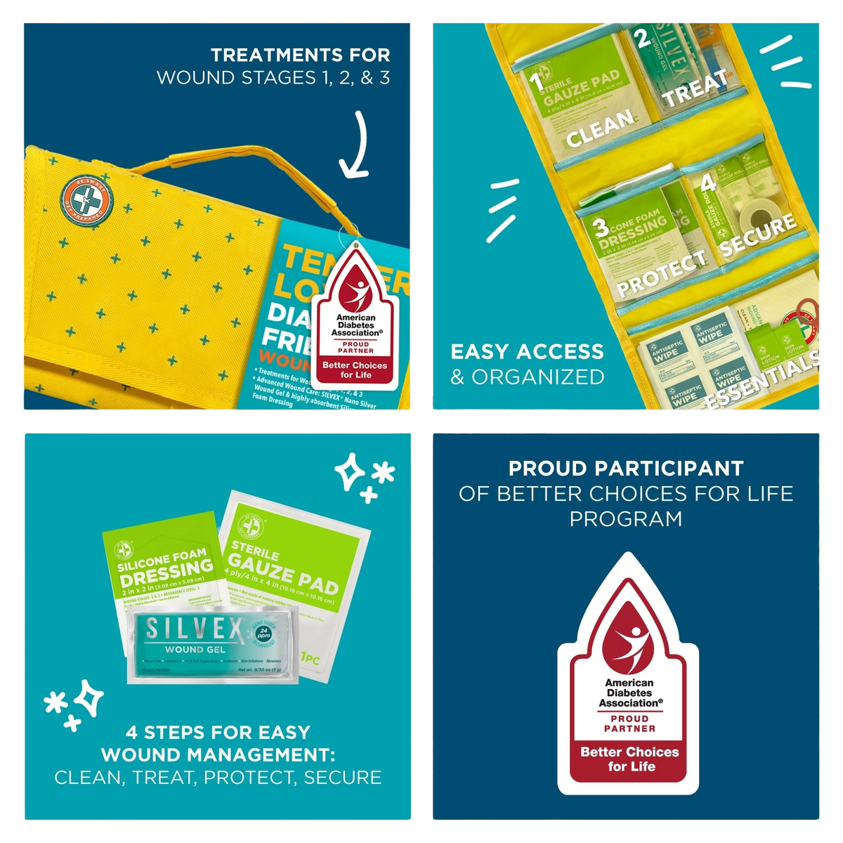 TENDER LOVIN’TM DIABETES-FRIENDLY WOUND CARE KIT