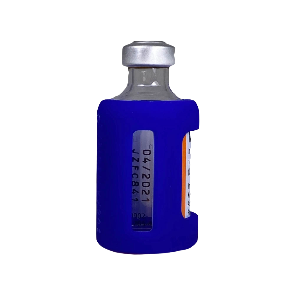 Insulin Vial Protective Sleeve - Blue