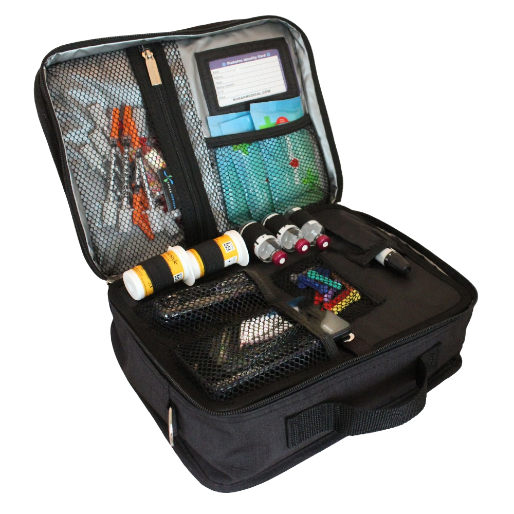 Diabetes Travel Bag - Black