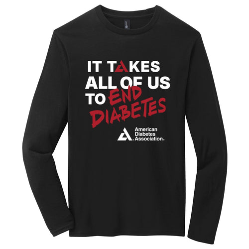 American Diabetes Association All of Us Special Edition Black L/S