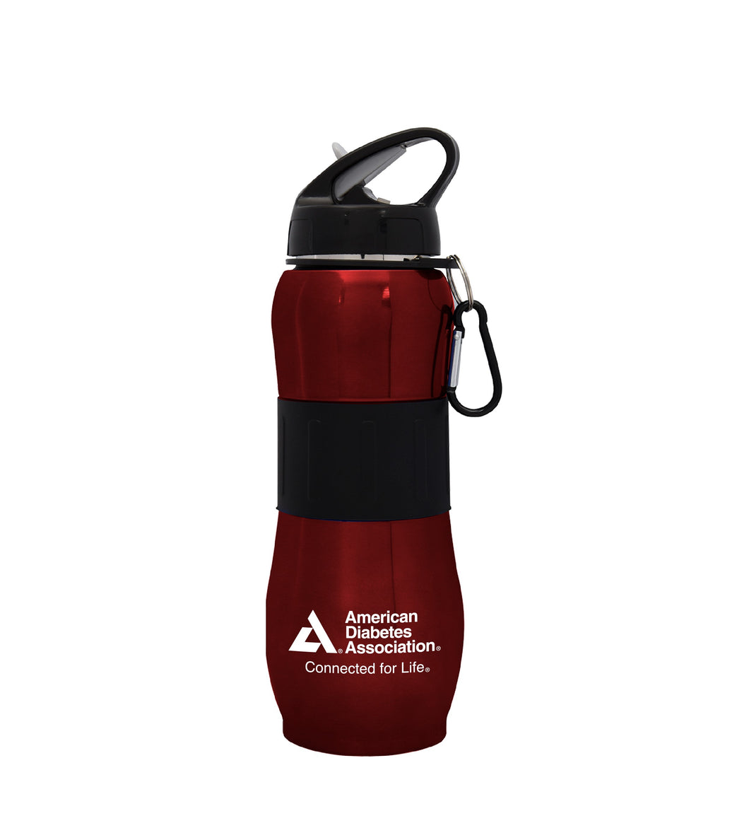 American Diabetes Association 28 0z Stainless Steel Sport Grip Water Bottle