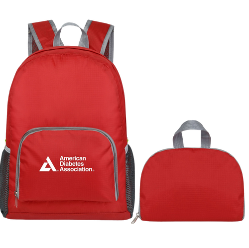 American Diabetes Association Foldable Backpack