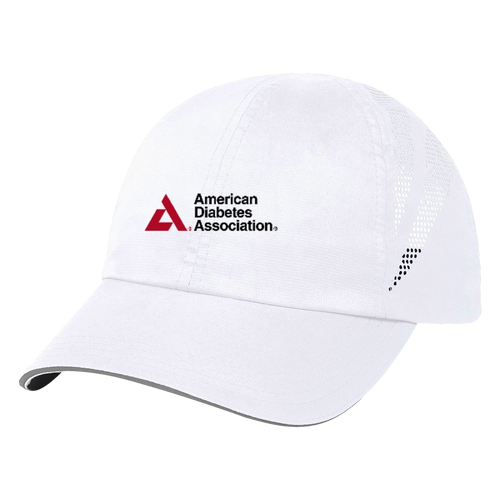 American Diabetes Association Lightweight Baseball Cap, White