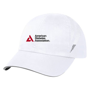 American Diabetes Association Lightweight Baseball Cap, White