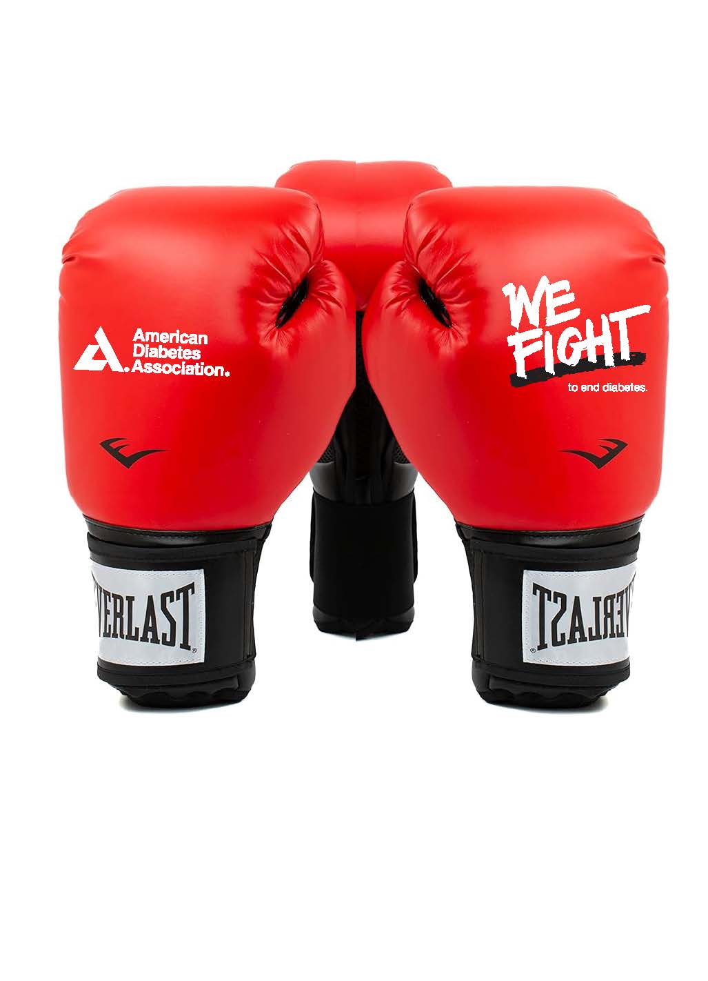 American Diabetes Association We Fight Everlast Boxing Gloves