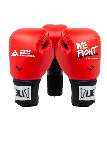 American Diabetes Association We Fight Everlast Boxing Gloves