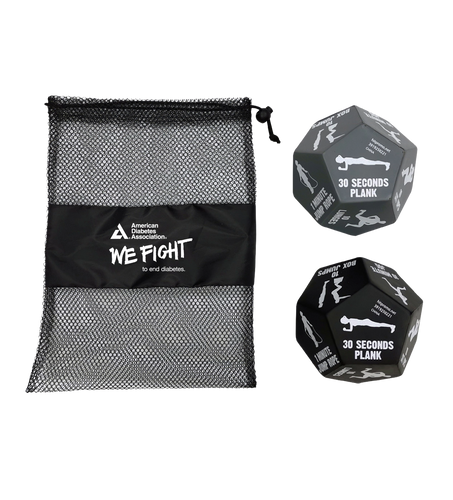 American Diabetes Association We Fight Exercise Dice
