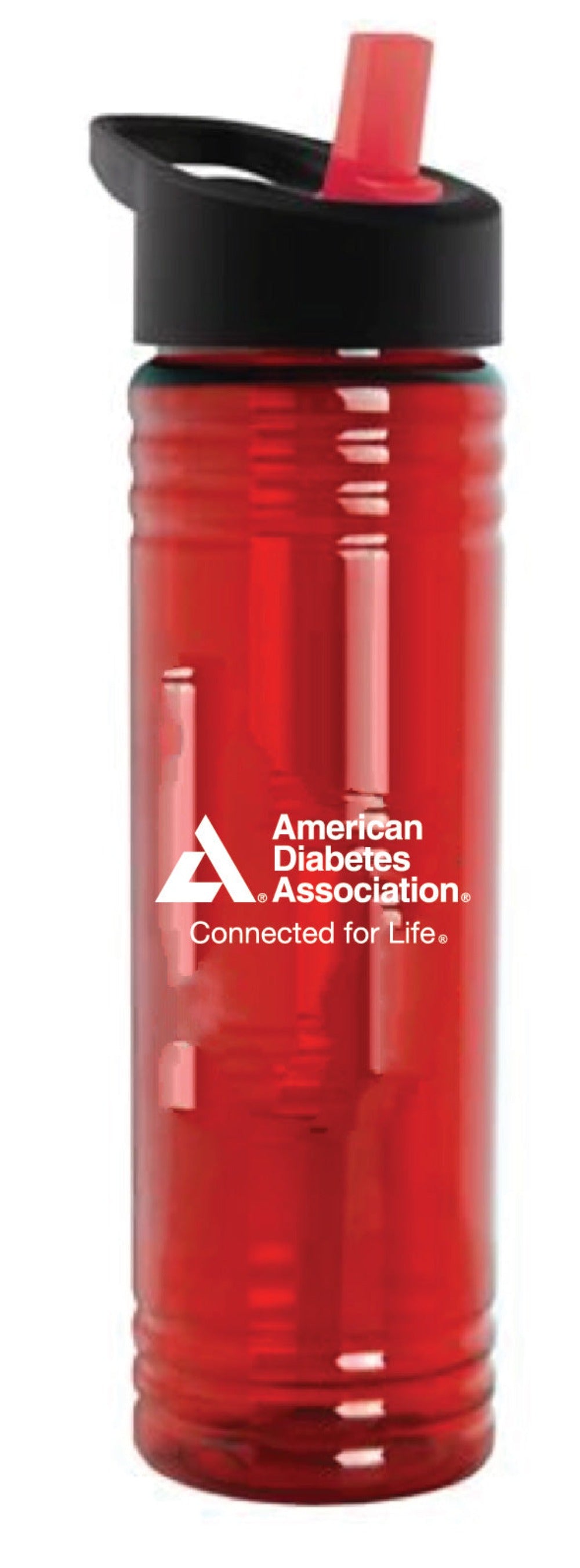 American Diabetes Association Red Water Bottle 24oz