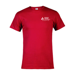 American Diabetes Association Classic Crewneck T-Shirt - Red