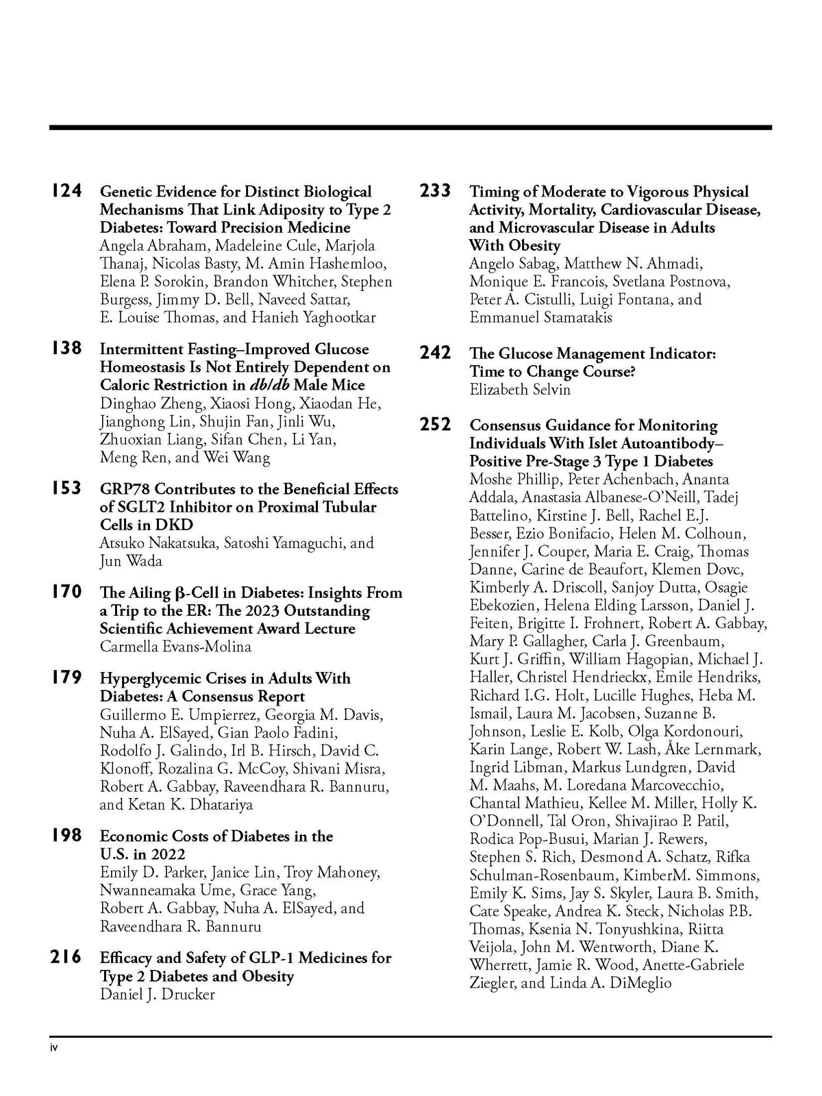 Annual Review of Diabetes 2025