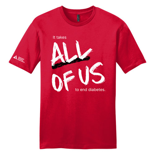 American Diabetes Association All of US T-Shirt-Red