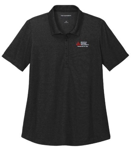 Women's Polo- Black