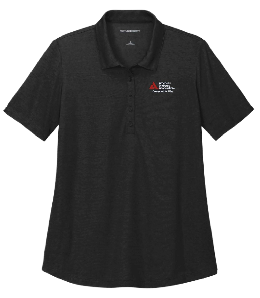 Women's Polo- Black