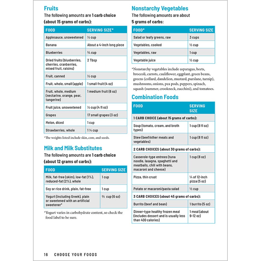 Choose Your Foods: Count Your Carbs, 4th Edition (Singles)