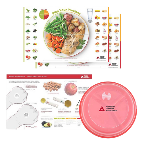 The Classic Placemat (25/pkg) & Portion Plate Set