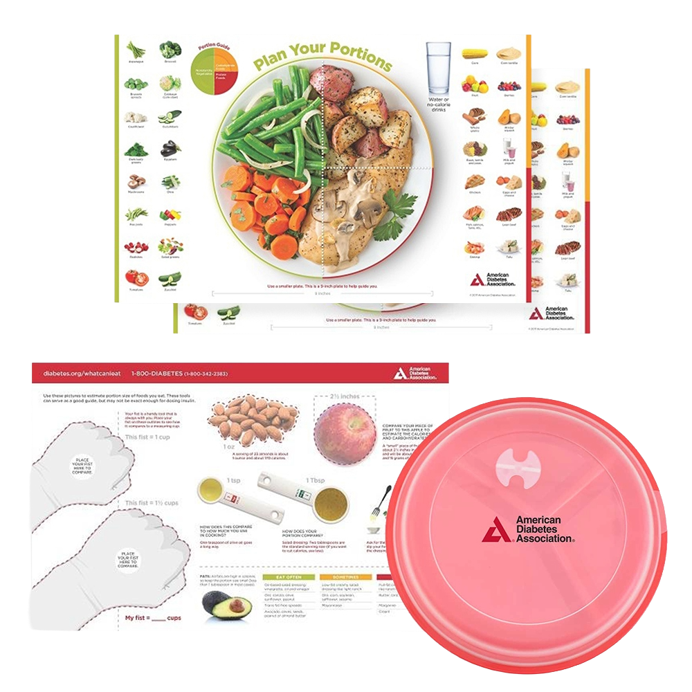 The Classic Placemat (25/pkg) & Portion Plate Set