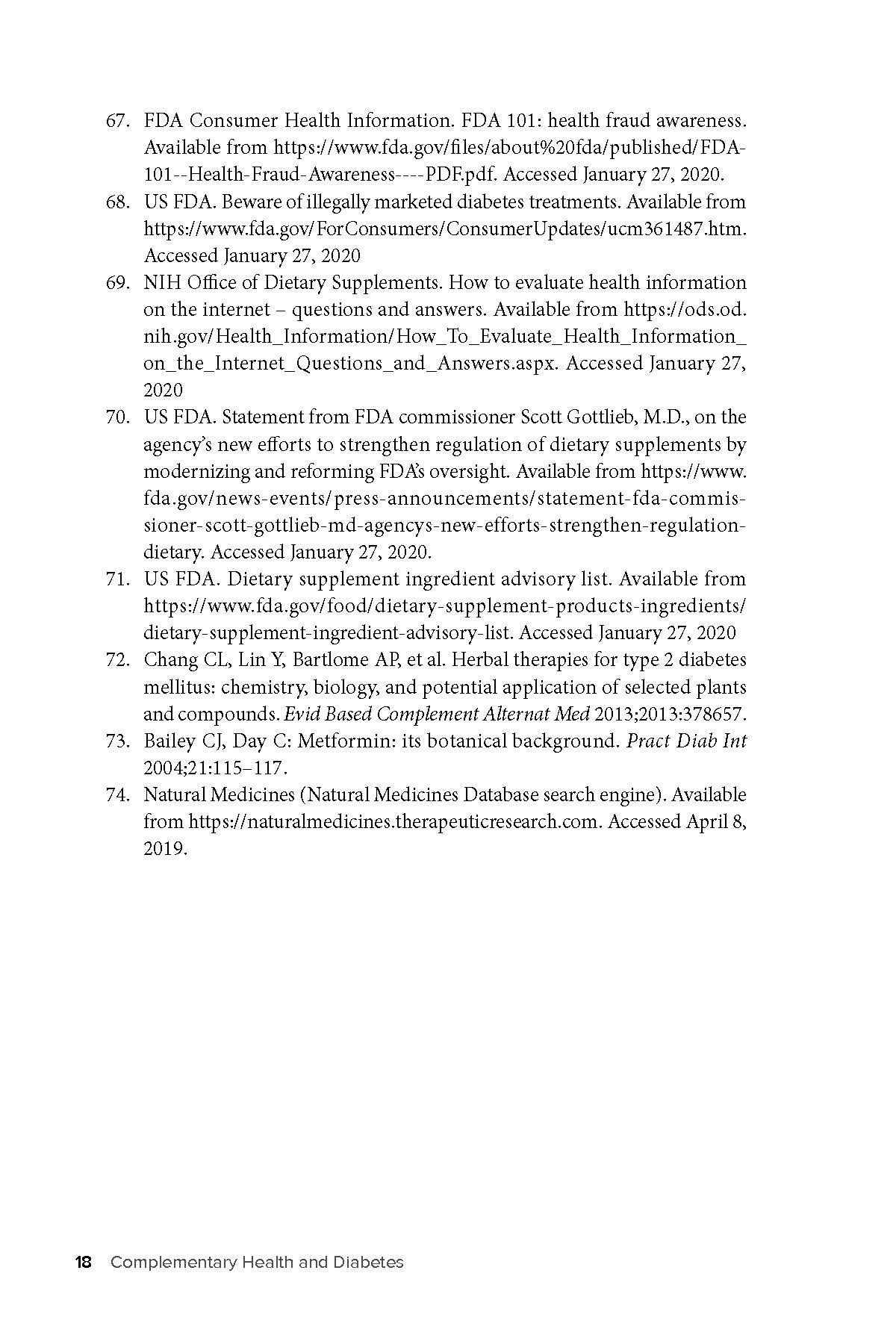 Complementary Health & Diabetes: A Focus on Dietary Supplements, 2nd Edition