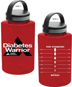 American Diabetes Association Diabetes Warrior 36 0z. Water bottle