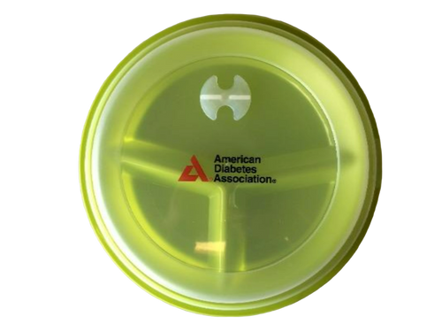 American Diabetes Association Green Portion Control Plate with Lid