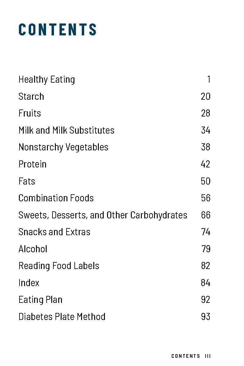 The Official Pocket Guide to Diabetes Food Choices, 6th Edition