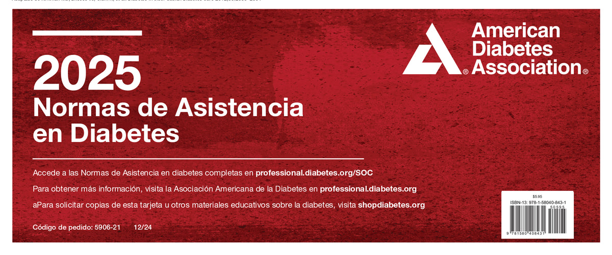 2025 Normas de Asistencia en Diabetes