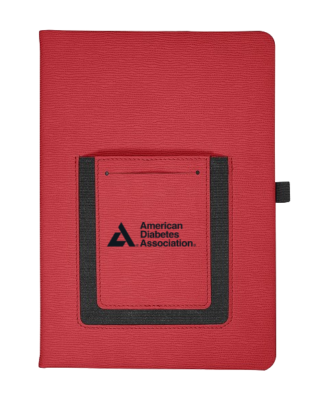 Red Journal w/Phone Pocket
