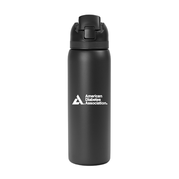 Stainless Steele 27 0Z Pop Straw Water Bottle