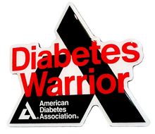 Load image into Gallery viewer, American Diabetes Association Warrior Lapel Pin