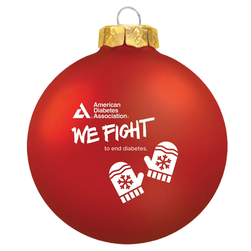 American Diabetes Association We Fight Ornament