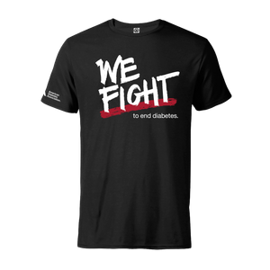 American Diabetes Association We Fight T-Shirt Black