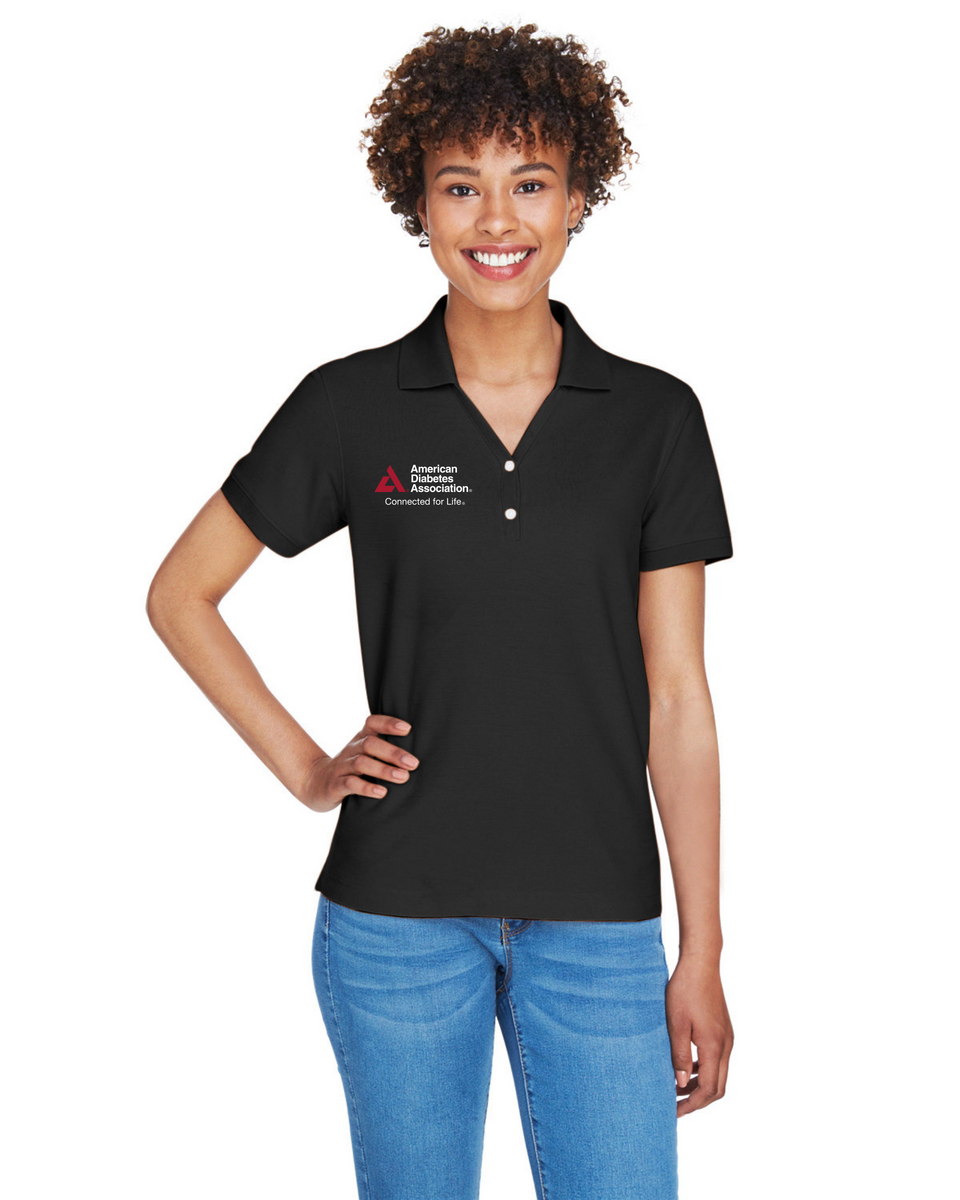 American Diabetes Association Black Polo Women's – ShopDiabetes.org ...