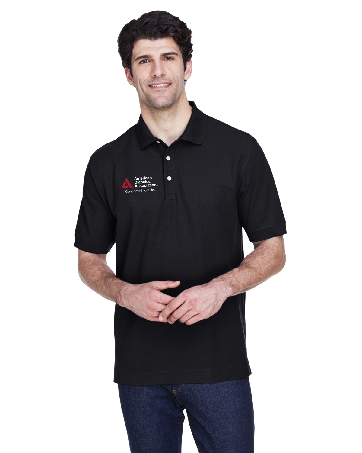Men's Polo- Black