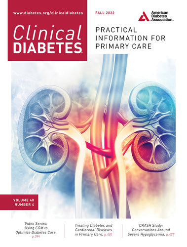 Clinical Diabetes, Vol 40, Issue 4, Fall 2022