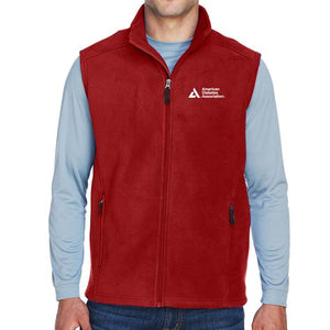 American Diabetes Association Men's Red Fleece Vest