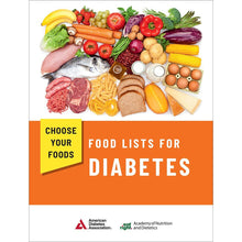 Load image into Gallery viewer, Choose Your Foods: Food Lists for Diabetes, 5th Edition (Singles)
