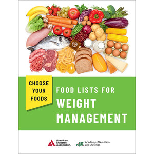 Choose Your Foods: Food List for Weight Management (25/pk)