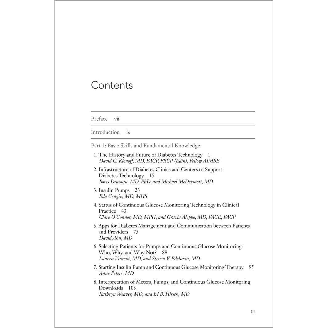 Diabetes Technology: Science and Practice