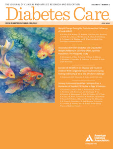Diabetes Care, Volume 45, Issue 6, June 2022