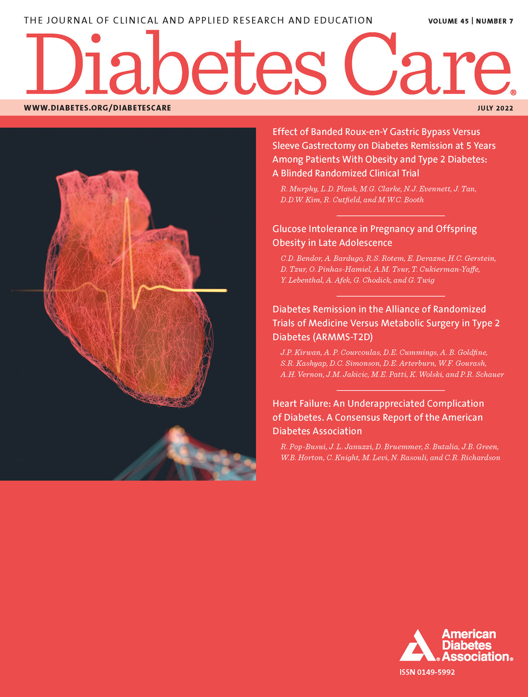 Diabetes Care, Volume 45,  Issue 7, July 2022