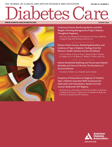 Diabetes Care, Volume 45, Issue 8, August 2022