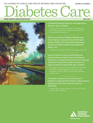 Diabetes Care, Volume 44, Issue 4,  April 2021