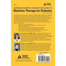 Load image into Gallery viewer, American Diabetes Association Guide to Nutrition Therapy for Diabetes, 3rd Edition